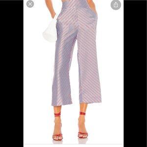 Camila Coelho Anya Crop Pant in Candy Stripe